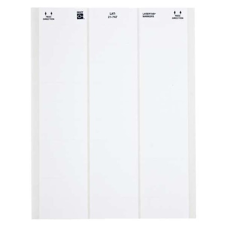 Write On Wire Marker, Polyester White, LAT-21-747-1, PK38 MPN:LAT-21-747-1