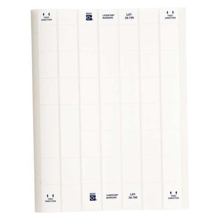 Label, 1 In. W, 1-7/16 In. L, Nylon, PK1000 MPN:LAT-39-799-1