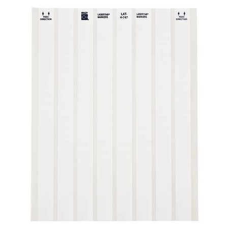 Write On Wire Marker, Polyester White, LAT-4-747-10, PK33 MPN:LAT-4-747-10