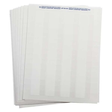 WraparoundLabel, White, 19/32inW, PK40 MPN:LAT-56-361-2.5