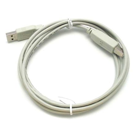 Printer Cable, 6 ft L, USB, Gray MPN:M-USB-103788