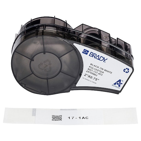 Harsh Environment Multi-Purpose Polyester for Brady M210 and M211, 0.75in x 2in MPN:M21-137-423