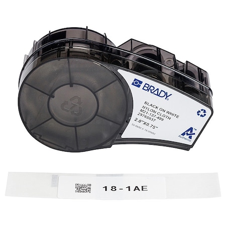 Aggressive Adhesive Multi-Purpose Nylon Labels for Brady M210 and M211, 0.75inx2in MPN:M21-137-499