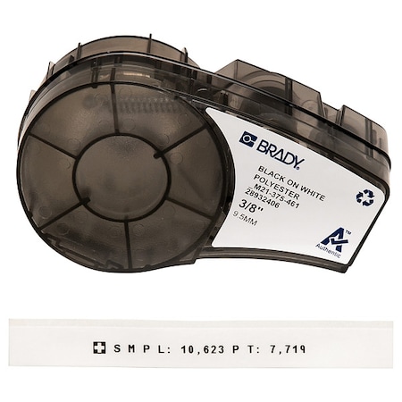 Self-Laminating Cryogenic Polyester Laboratory Labels for Brady M210 and M211, 0.375in MPN:M21-375-461