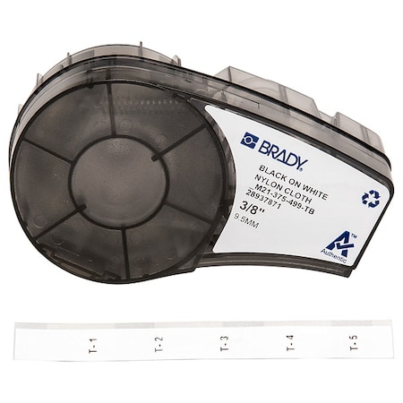 Aggressive Adhesive Multi-Purpose Nylon Terminal Block Labels for Brady M210 and M211, 0.375in MPN:M21-375-499-TB
