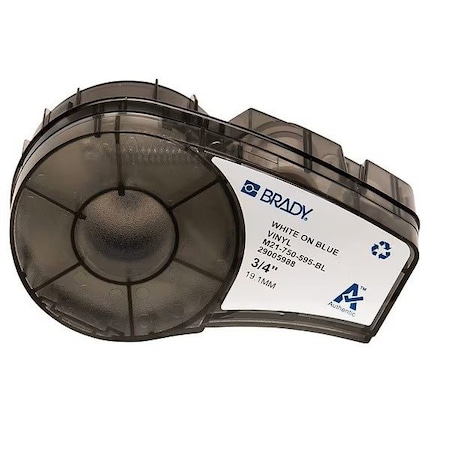 Blue All Weather Vinyl Labels for Brady M210 and M211, 0.75in MPN:M21-750-595-BL