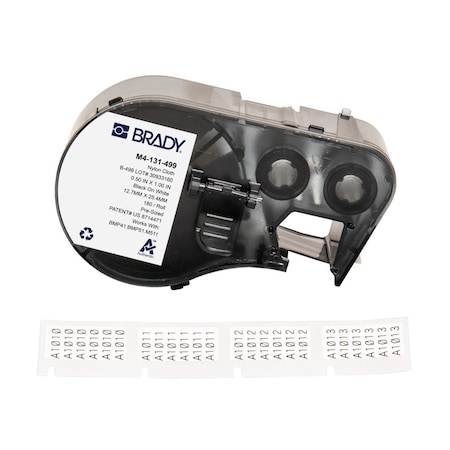 Label/RibbonCartridge, White, Matte, 1inW MPN:M4-131-499