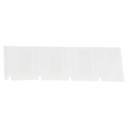 Wraparound Label, White, Vinyl, 1 in W MPN:M4-136-427