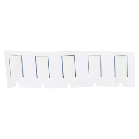 Sleeve Label, White, Polyolefin, 3/4 in W MPN:M4-187-075-342