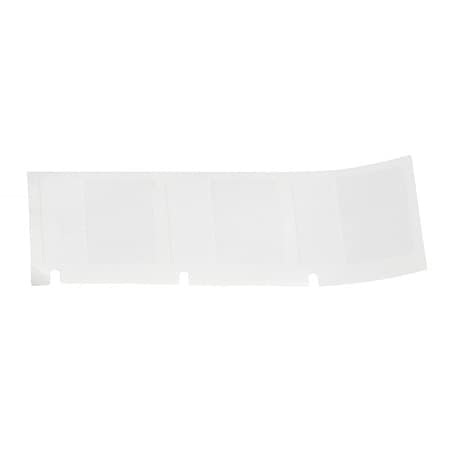 Wraparound Label, White, Vinyl, 1 in W MPN:M4-49-427
