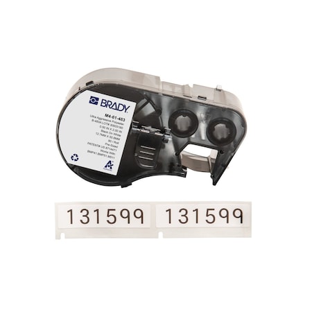 Label/RibbonCartridge, White, Gloss, 1/2inW MPN:M4-61-483