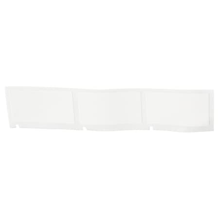 Wraparound Label, White, Vinyl, 1 in W MPN:M4-91-498