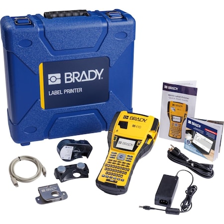 Brady M410 1in Portable Label Printer with Product and Wire ID Software and Accessories Kit MPN:M410-PWID