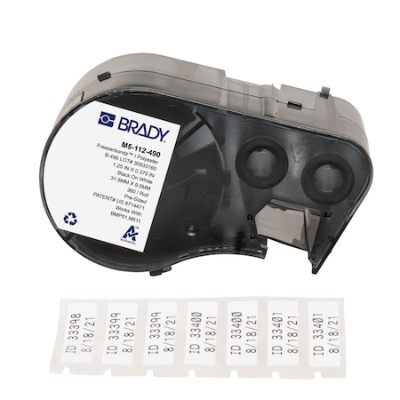 Label/RibbonCartridge, White, 1-1/4inW MPN:M5-112-490