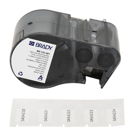 Label/RibbonCartridge, White, 1-1/8inW MPN:M5-122-461