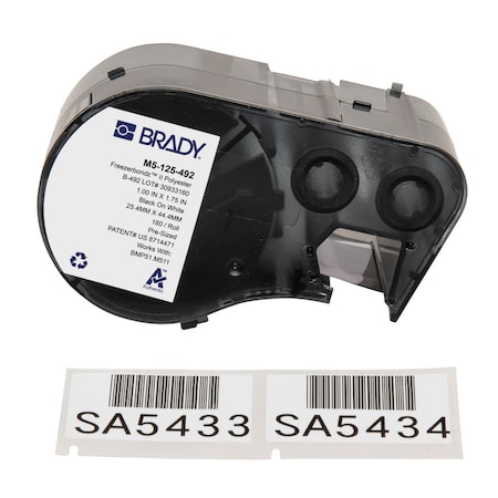 Label/RibbonCartridge, White, 1-3/4inW MPN:M5-125-492
