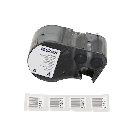 Label/RibbonCartridge, White, 29/32inW MPN:M5-97-488