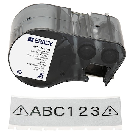 Label/RibbonCartridge, White, 1-1/2inW MPN:M5C-1500-584