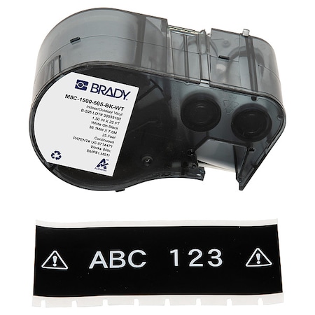 Label/Ribbon Cartridge, Black, 1-1, 2 in W MPN:M5C-1500-595-BK-WT