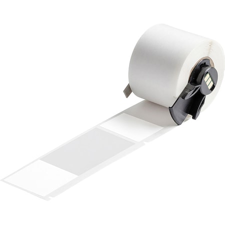 Wraparound Label, White, Vinyl, 1-1/2 in W MPN:M6-109-427