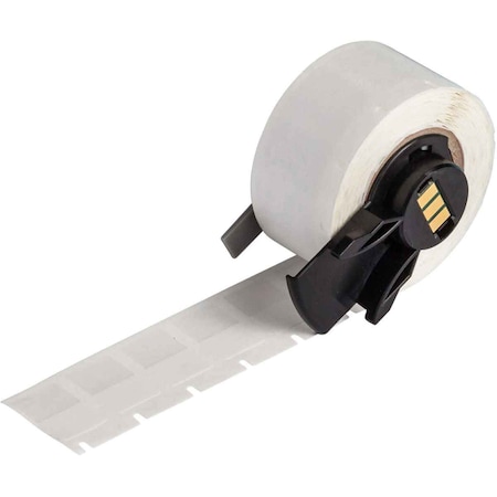 Wraparound Label, White, Vinyl, 1/2 in W MPN:M6-11-417