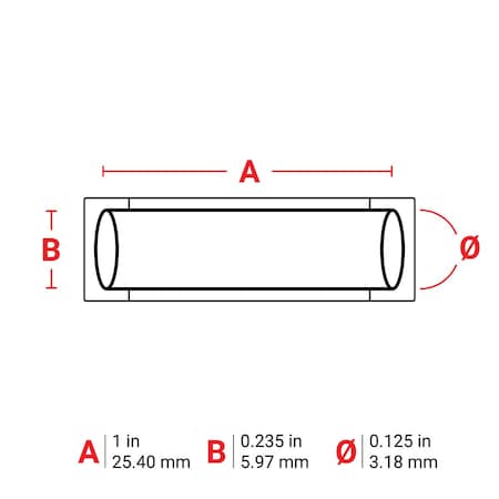 SleeveLabel, Pink, Polyvinylidene, 1inW MPN:M6-125-1-345-PK