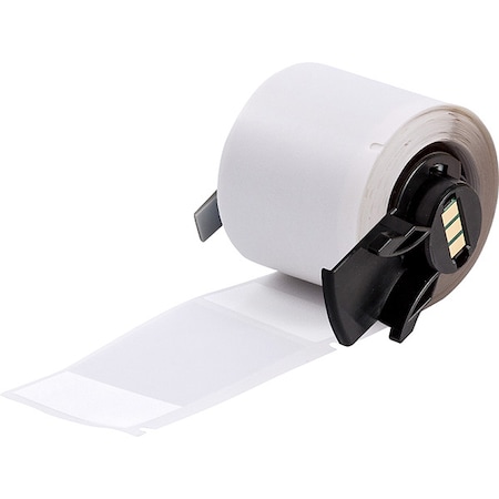 Wraparound Label, White, Vinyl, 1-1/2 in W MPN:M6-157-427