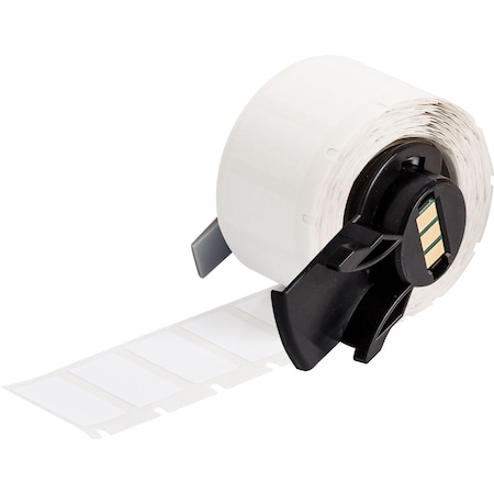 Wraparound Label, White, Vinyl, 1 in W MPN:M6-17-498