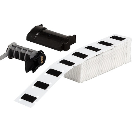 Pre-Cut Label Stock Roll, Black, Gloss MPN:M6-171-593-BK