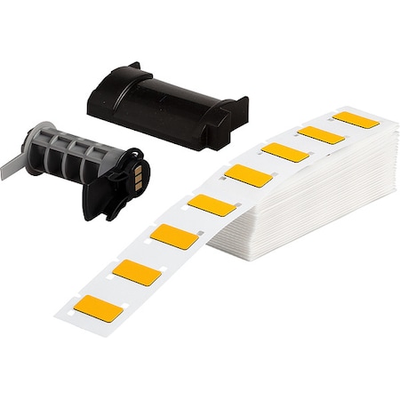 Pre-Cut Label Stock Roll, Yellow, Gloss MPN:M6-171-593-YL