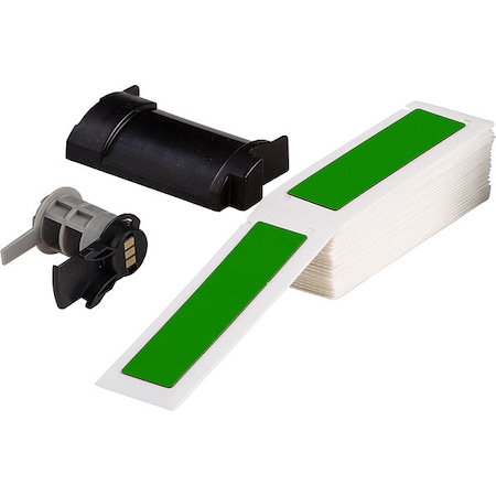 Pre-Cut Label Stock Roll, Green, Gloss MPN:M6-174-593-GN