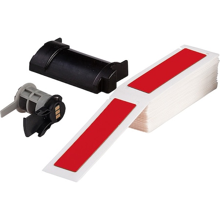 Pre-Cut Label Stock Roll, Red, Gloss MPN:M6-174-593-RD