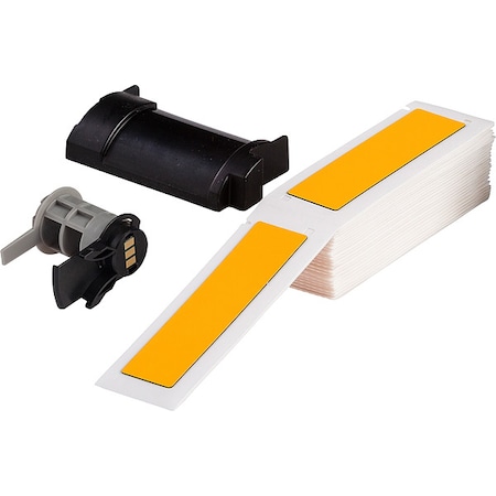 Pre-Cut Label Stock Roll, Yellow, Gloss MPN:M6-174-593-YL