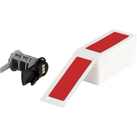 Pre-Cut Label Stock Roll, Red, Gloss MPN:M6-176-593-RD