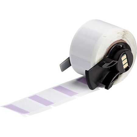 Wraparound Label, Purple, Vinyl, 1 in W MPN:M6-19-427-PL