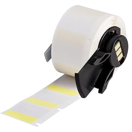 Wraparound Label, Yellow, Vinyl, 1 in W MPN:M6-19-427-YL
