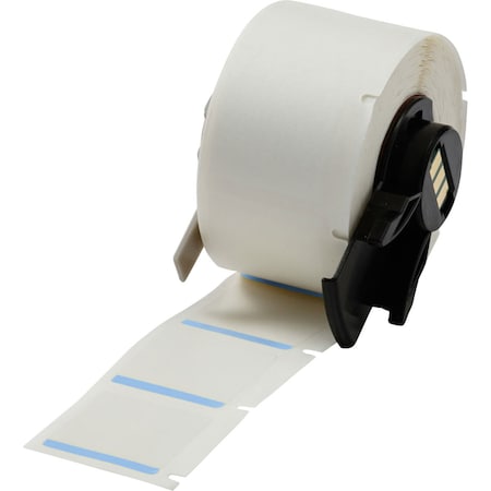 Pre-CutLabelStockRoll, Blue/White, Gloss MPN:M6-19-494-BL