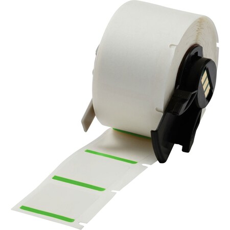 Pre-CutLabelStockRoll, Green/White, Gloss MPN:M6-19-494-GN