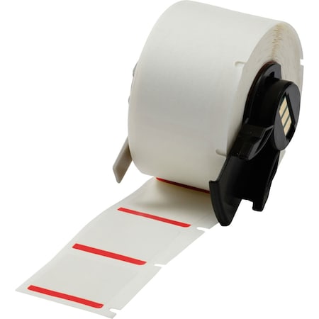 Pre-CutLabelStockRoll, Red/White, Gloss MPN:M6-19-494-RD