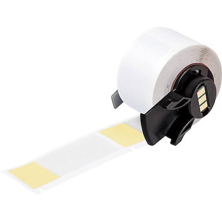 Wraparound Label, Yellow, Vinyl, 1 in W MPN:M6-21-427-YL