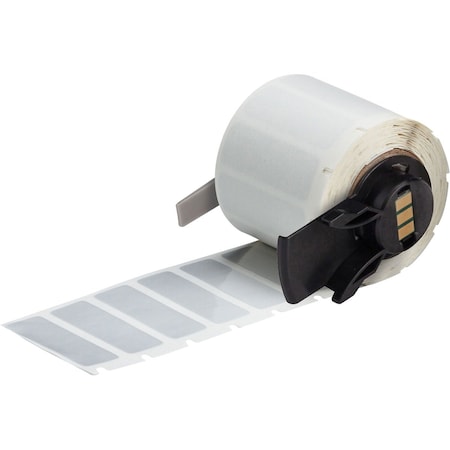 Pre-Cut Label Stock Roll, Silver, Gloss MPN:M6-29-435