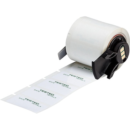 Pre-CutLabelStockRoll, Green/White, Gloss MPN:M6-30-423-TEST