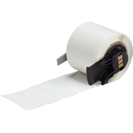 Wraparound Label, White, Vinyl, 3/4 in W MPN:M6-30-498