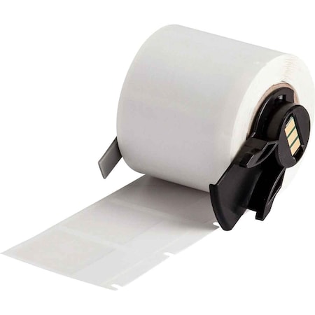 Wraparound Label, White, Vinyl, 1 in W MPN:M6-31-417