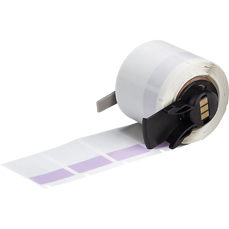 Wraparound Label, Purple, Vinyl, 1 in W MPN:M6-31-427-PL