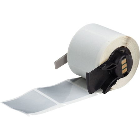 Pre-Cut Label Stock Roll, Silver, Gloss MPN:M6-32-435
