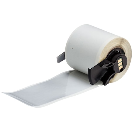 Pre-Cut Label Stock Roll, Silver, Gloss MPN:M6-38-435