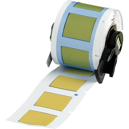 Sleeve Label, Yellow, Polyolefin, 1 in W MPN:M6-500-1-342-YL