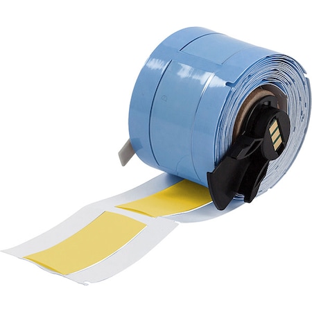 Sleeve Label, Yellow, Polyolefin, 2 in W MPN:M6-500-2-342-YL-R