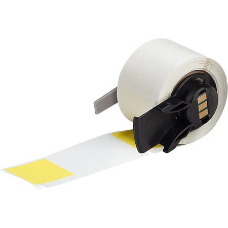 Pre-CutLabelStockRoll, Yellow/Clear, Matte MPN:M6-75-461-YL